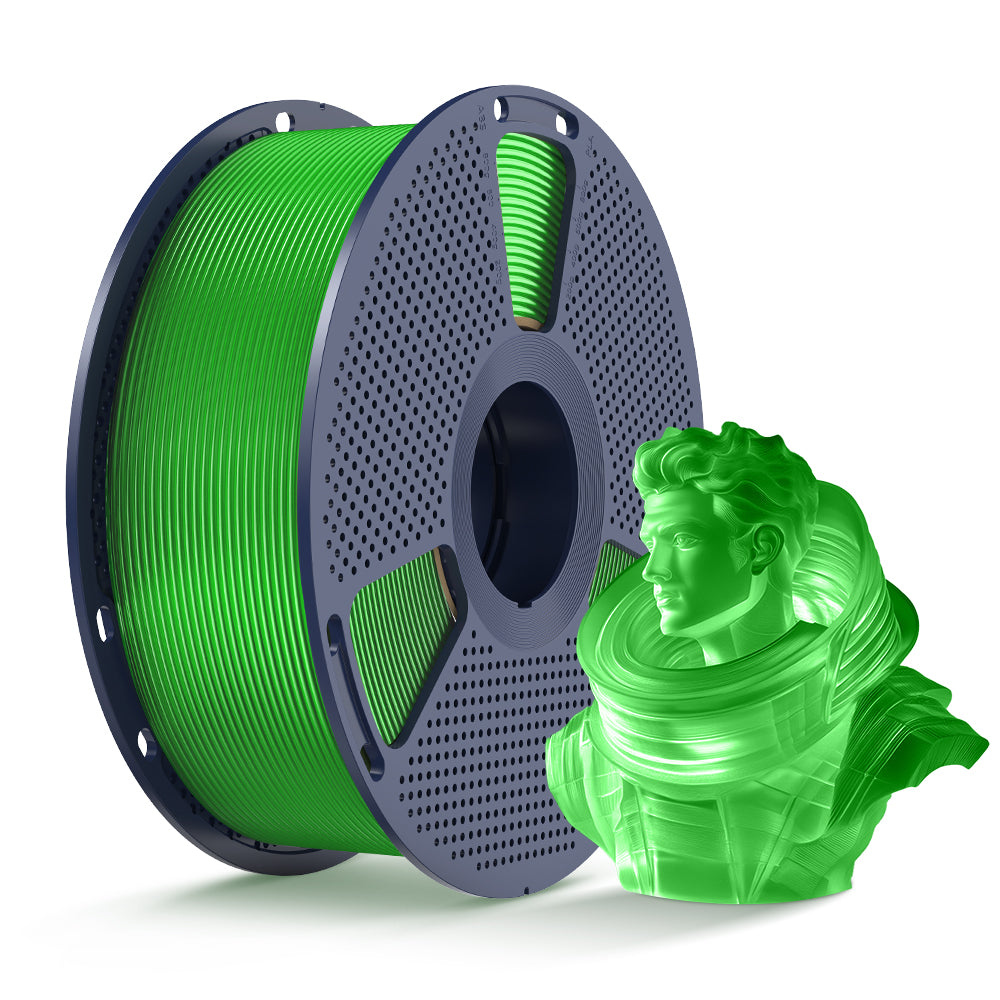 Sunlu - MOQ: 6kg Transparent Green PETG 1.75mm - 1kg