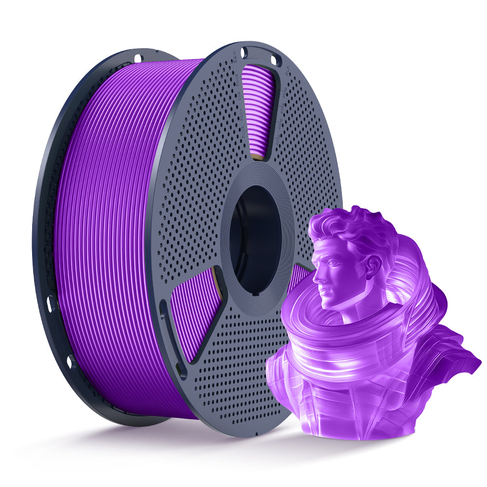 Sunlu - MOQ: 6kg Transparent Purple PETG 1.75mm - 1kg