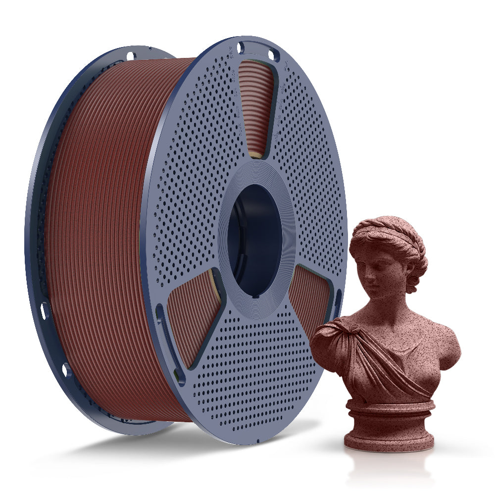 Sunlu - MOQ: 3kg Brick Red High Speed Marble PLA 1.75mm - 1kg