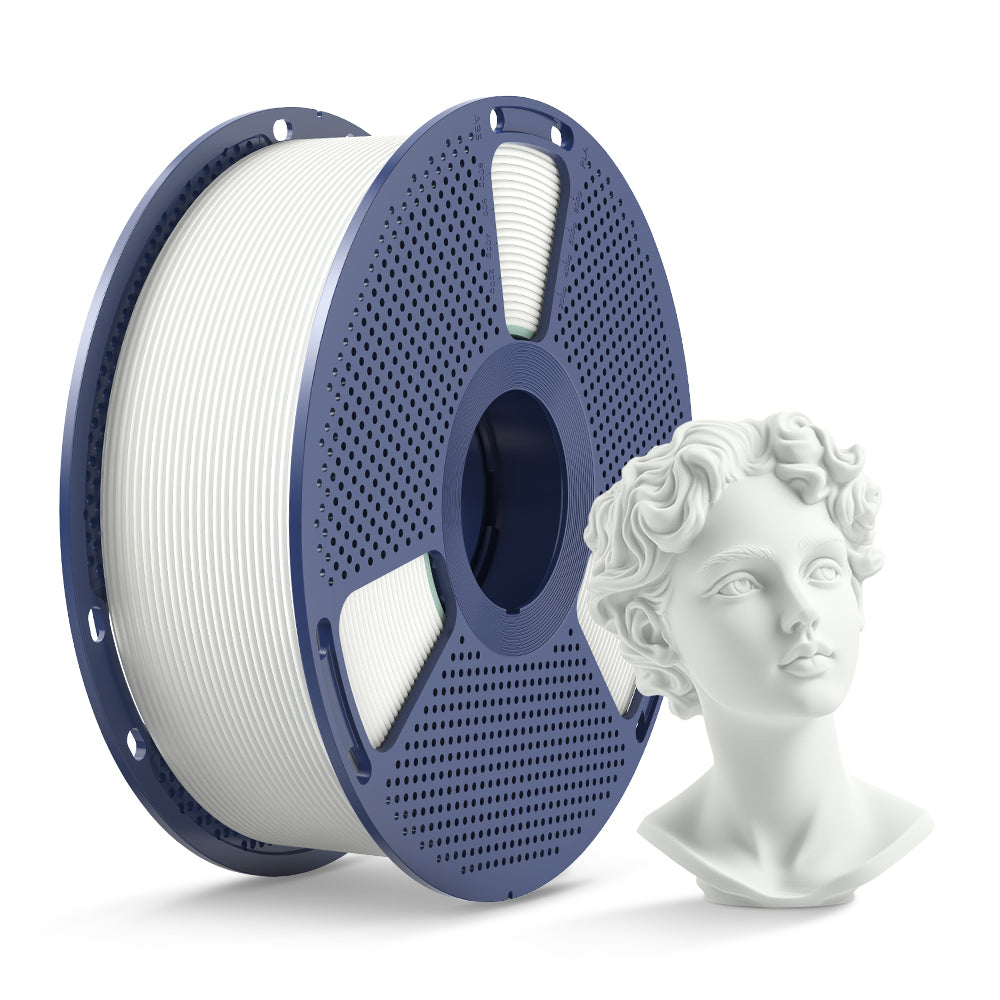 Sunlu - MOQ: 6kg Meta White High Speed Matte PLA 1.75mm - 1kg