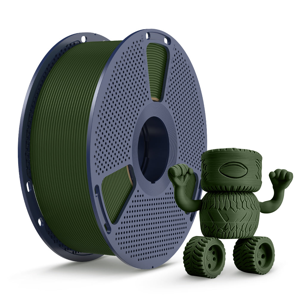 Sunlu - MOQ: 6kg PLUS v2 Oliver Green/Dark Green High Speed PLA+ 1.75mm - 1kg