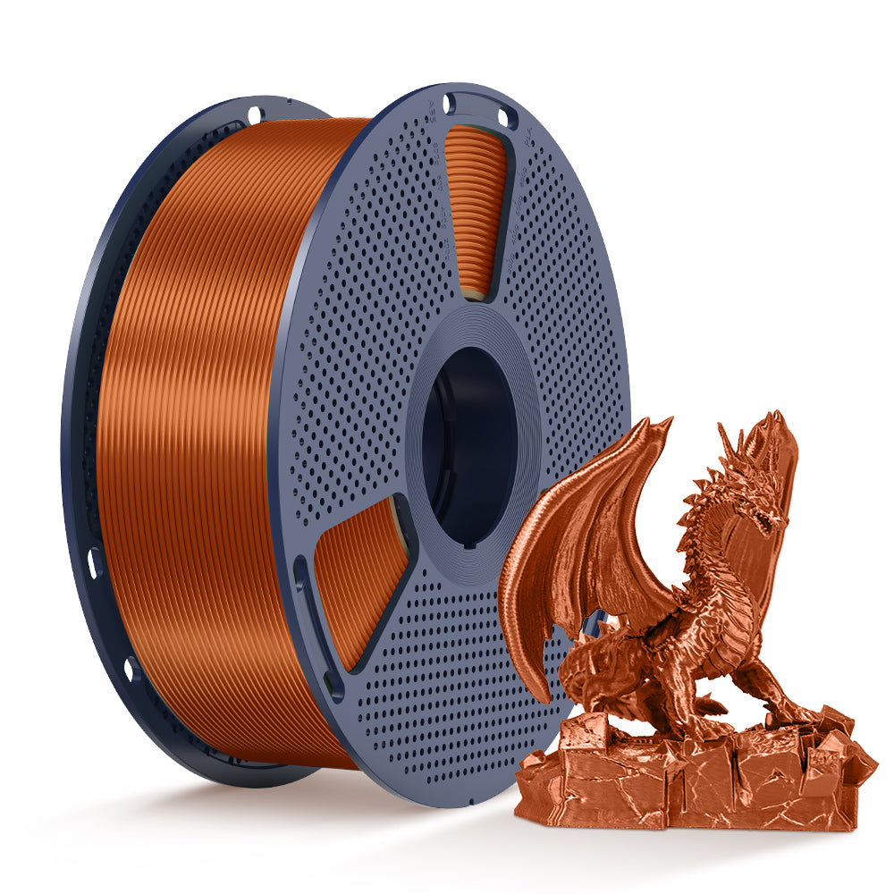 Sunlu - MOQ: 6KG Red Copper Metal Fill Silk PLA 1.75mm - 1kg