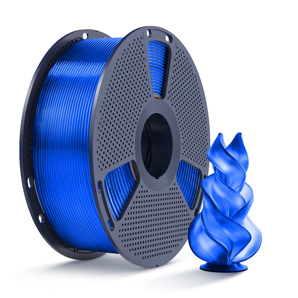 Sunlu - MOQ: 6kg Meta Transparent Blue PLA+ 1.75mm - 1kg